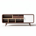TV-unterschrank aus holz mit schublade und offener ablage 120 x 40 x 45cm